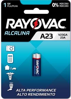 Pilha Alcalina Rayovac V23GA Cartela com 1 und