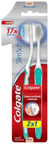 Escova Dental Colgate Slim Soft Macia Leve 2 Pague 1 Und