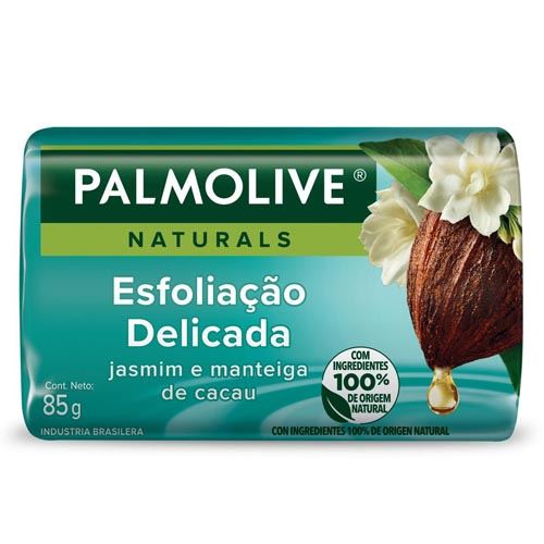 Sabonete Barra Palmolive Naturals Esfoliação Delicada Jasmin 85g