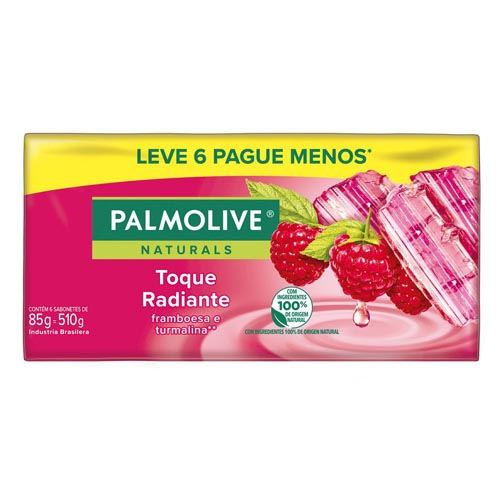 Sabonete Barra Palmolive Naturals Turmalina 85g Leve 6 Pague 5 Und