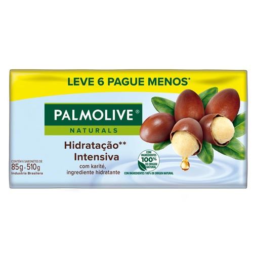 Sabonete Barra Palmolive Naturals Karité 85g Leve 6 Pague 5 Und