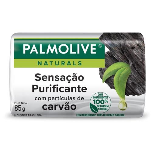 Sabonete Barra Palmolive Naturals Particulas de Carvao 85g