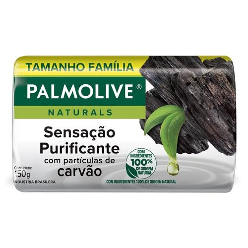 Sabonete Barra Palmolive Naturals Particulas de Carvao 150g