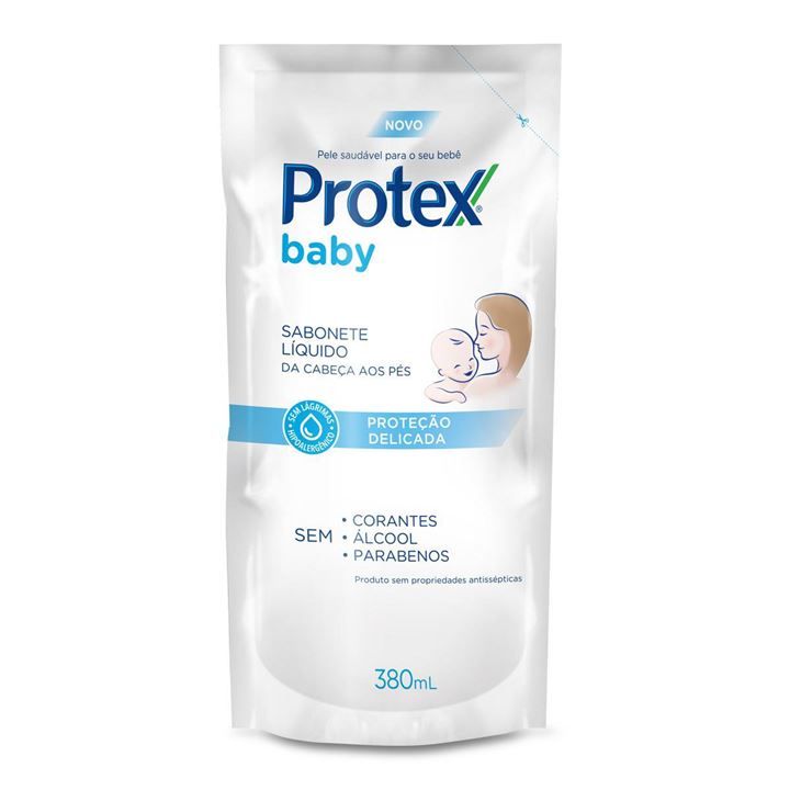 Sabonete Líquido Protex Baby Protec Delic 380ml Refil