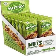 Barra Nuts Nutry Sementes 30g - Display com 12 und