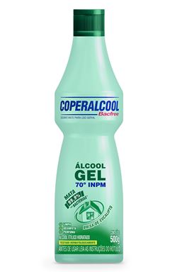 Alcool Gel Coperalcool Bacfree Brisa de Eucalipto 70 Inpm 500g