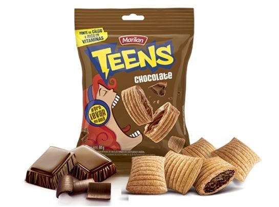 Biscoito Teens Snack Chocolate 80g