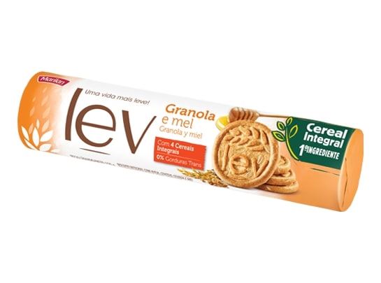 Biscoito Lev Granola e Mel 150g