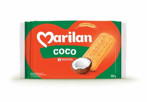 Biscoito Marilan Coco 350g com 3 und