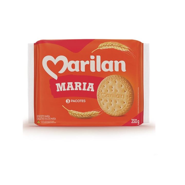 Biscoito Marilan Maria 350g com 3 und