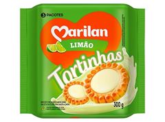 Biscoito Marilan Tortinha Limão 300g com 4 und