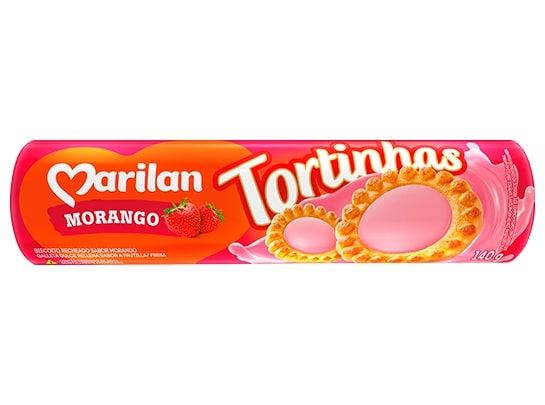 Biscoito Marilan Tortinha Morango 140g