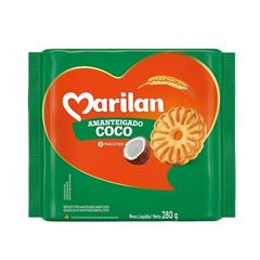 Biscoito Marilan Amanteigado Coco 280g com 3 und