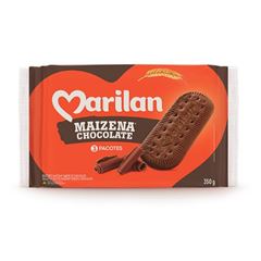 Biscoito Marilan Maizena Chocolate 350g com 3 und