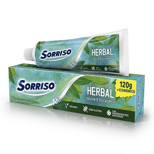 Creme Dental Sorriso Herbal Verde 120g