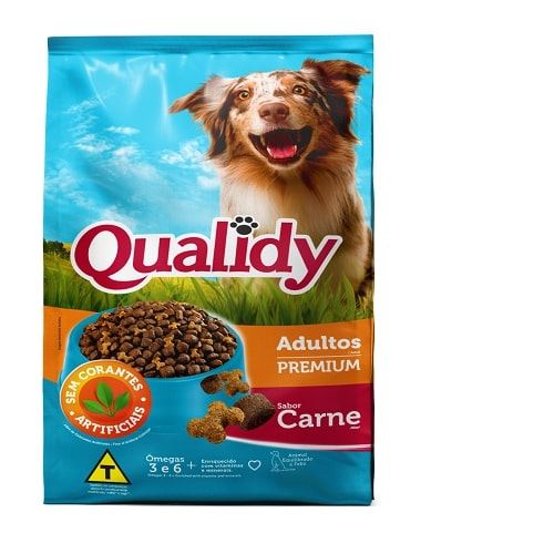 Ração para Cães Adultos Qualidy Carne 3kg