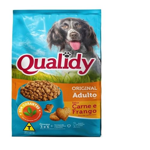 Ração para Cães Qualidy Original Carne e Frango 1kg