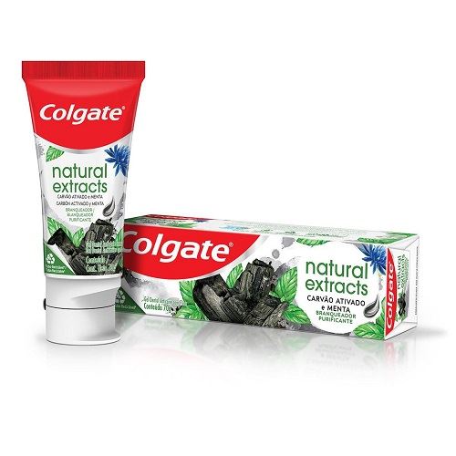 Creme Dental Colgate Natural Extracts Carvao Ativado Menta 70g