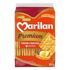 Biscoito Marilan Cream Cracker Premium 300g com 3 und