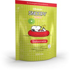 Sabonete Líquido Cottonbaby Snoopy Baby Camomila 200ml Refil
