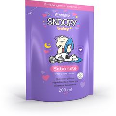 Sabonete Líquido Cottonbaby Snoopy Baby Hora de Ninar 200ml Refil