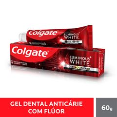 Creme Dental Colgate Luminous White Carvão Ativado 60g