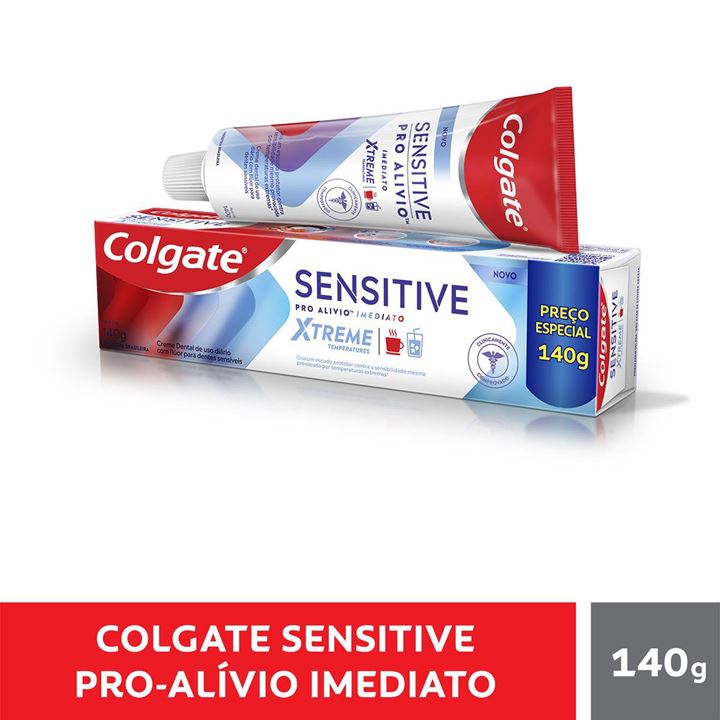 Creme Dental Colgate Sensitive Pro-Alívio Imediato Xtreme 140g
