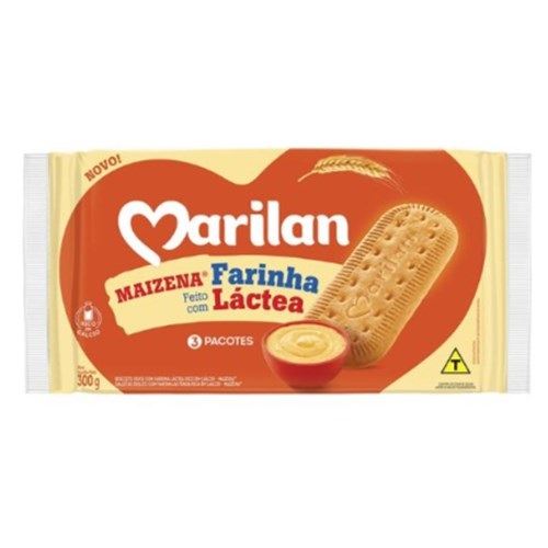 Biscoito Marilan Maizena com Farinha Láctea 300g 