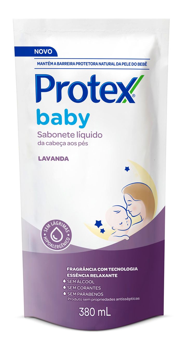 Sabonete Líquido Protex Baby Lavanda Refil 380ml
