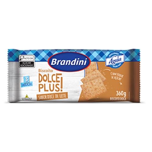 Biscoito Dolce Plus Doce de Leite Brandini 360g