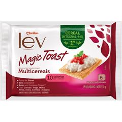 Torrada Lev Magic Toast Multicereais 110g com 6 und