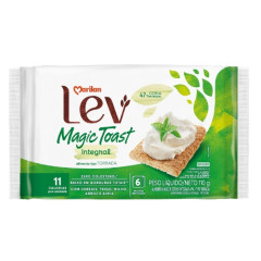 Torrada Lev Magic Toast Integral 110g com 6 und