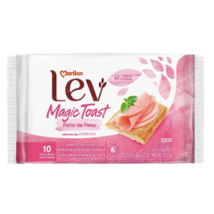 Torrada Lev Magic Toast Peito de Peru 110g com 6 und