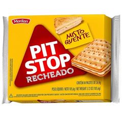 Biscoito Pit Stop Recheado Misto Quente 91g com 4 und