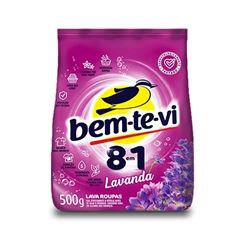 Detergente em Pó Bem-Te-Vi Lavanda 500g