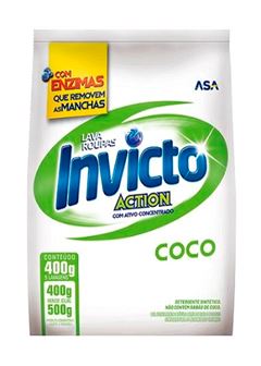 Lava Roupas Invicto Action Coco Sache 400G