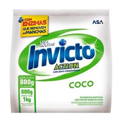 Lava Roupas Invicto Action Coco Sache 800G