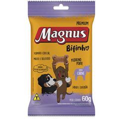 Bifinho Magnus Caes Pequeno Porte Carne 60G