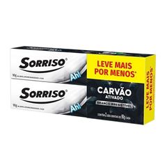 Creme Dental Sorriso Carvão 90g 2und