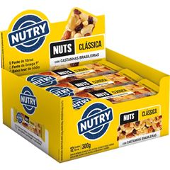 Barra Nuts Nutry Classico 25g - Display com 12 und