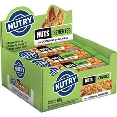 Barra Nuts Nutry Sementes 25g - Display com 12 und