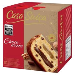 Panettone Casa Suíça Recheado Trufado Nozes 500g