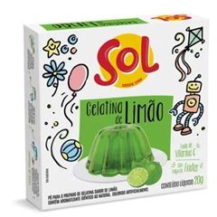 Gelatina Sol Limão 20g