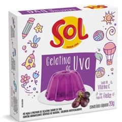 Gelatina Sol Uva 20g