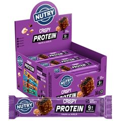 Barra Nutry Crispy Proteinbar Trufa Avelã 30g - Display com 12 und