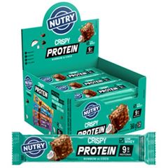 Barra Nutry Crispy Proteinbar Bombom Coco 30g - Display com 12 und