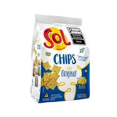 Biscoito Salgado Sol Chips Original 60g