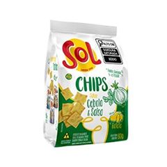 Biscoito Salgado Sol Chips Cebola e Salsa 60g