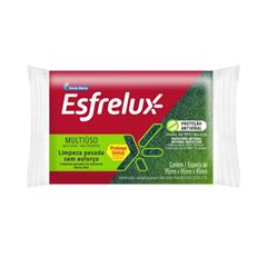 Esponja para Limpeza Esfrelux Com Protetor de Unhas com 1und