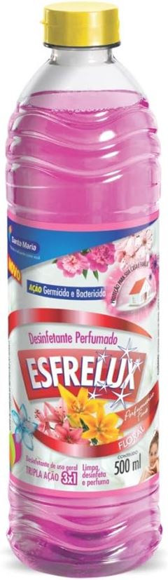 Desinfetante Esfrelux Floral Rosa 500ml